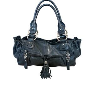 B. Makowsky Leather tassle bag